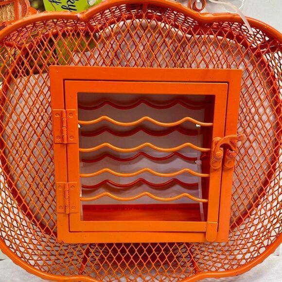 PUMPKIN BIRD SEED AND SUET HOLDER - Picture 2 of 6